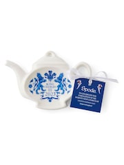 Spode Blue King's Coronation Teabag Tidy - Image 2 of 4
