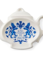 Spode Blue King's Coronation Teabag Tidy - Image 4 of 4