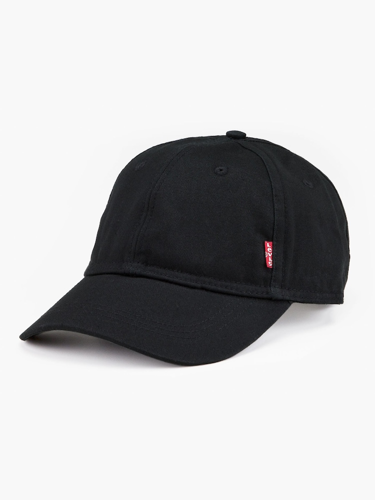 Levi's® Black Red 100% Cotton Tab Cap - Image 1 of 3