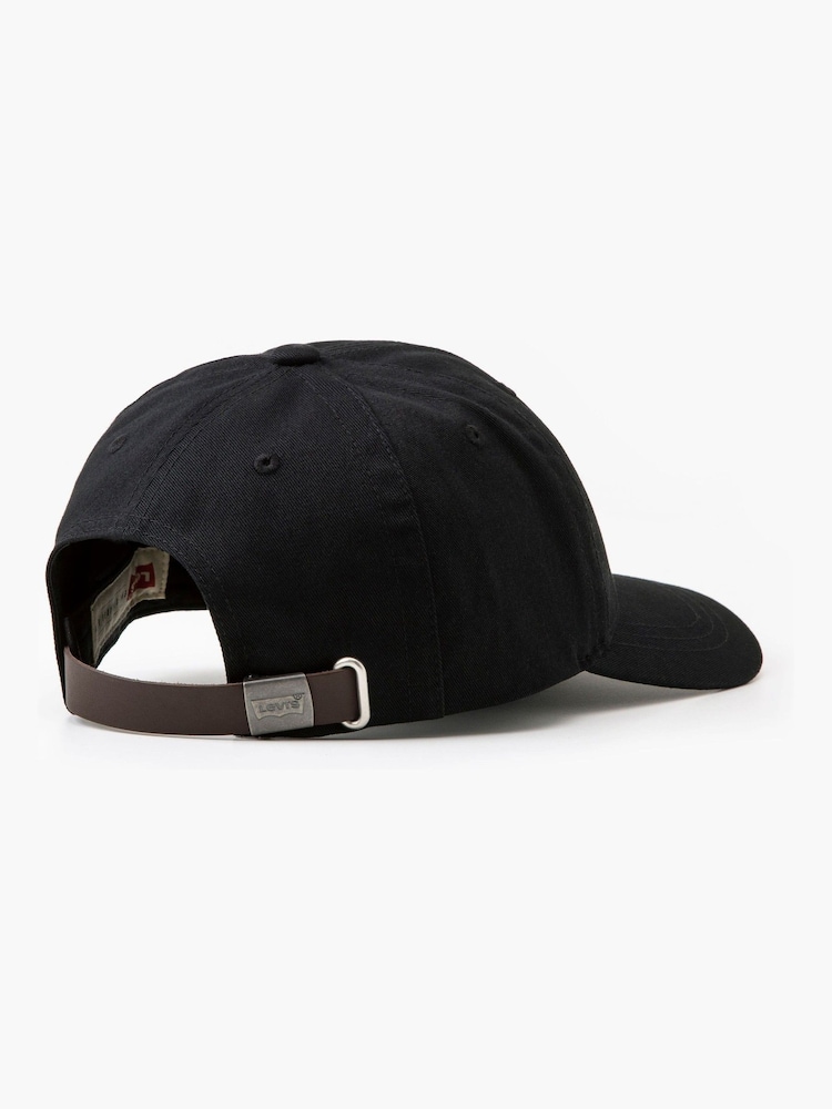 Levi's® Black Red 100% Cotton Tab Cap - Image 2 of 3