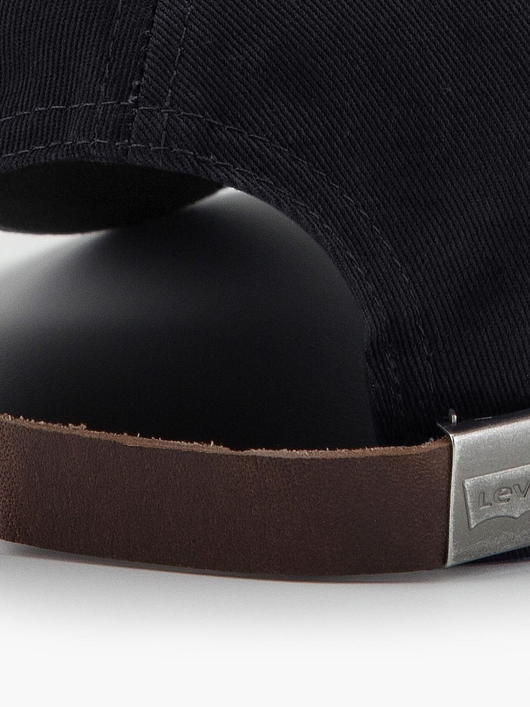 Levi's® Black Red 100% Cotton Tab Cap - Image 3 of 3