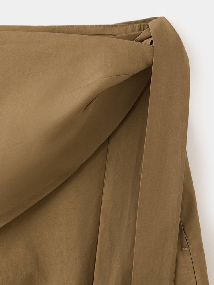 Mango Brown Scarf Detail Trousers - Image 3 of 3