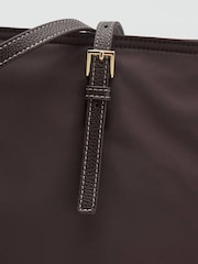 Mango Brown Tote Shoulder Bag - Image 2 of 5