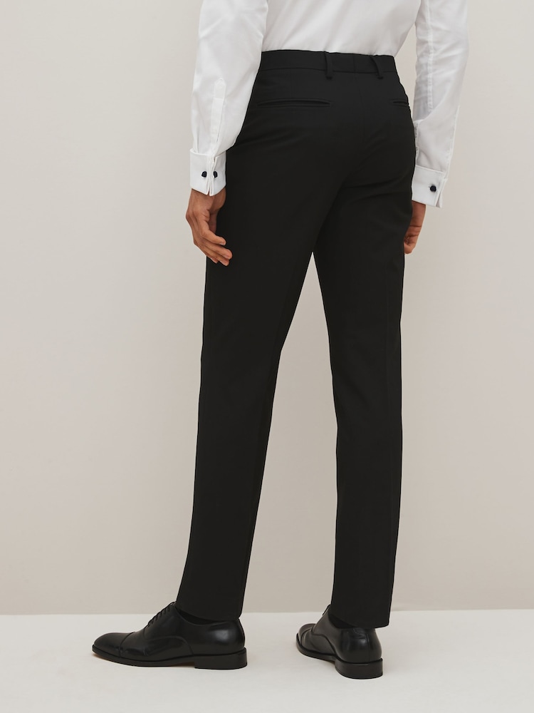 Noir - Slim Fit (Slim Fit) - Pantalon de costume stretch Motionflex - Image 3 of 8