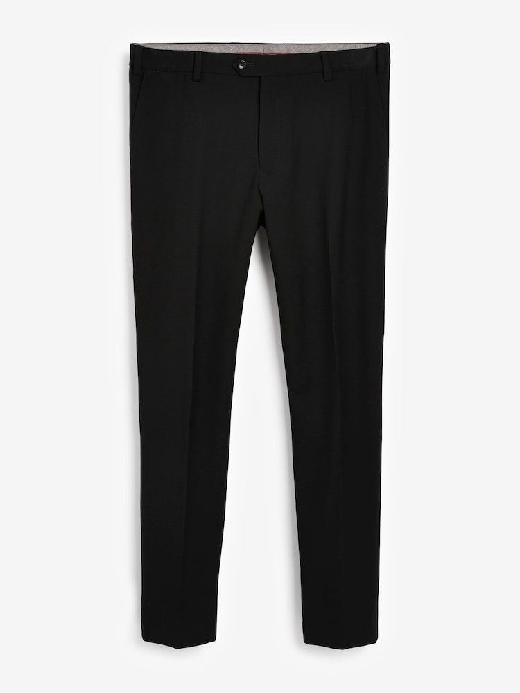 Noir - Slim Fit (Slim Fit) - Pantalon de costume stretch Motionflex - Image 6 of 8