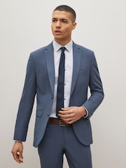 Blue Slim Motion Flex Stretch Suit Jacket - Image 1 of 12