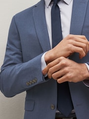 Blue Slim Motion Flex Stretch Suit Jacket - Image 6 of 12