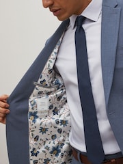 Blue Slim Motion Flex Stretch Suit Jacket - Image 7 of 12