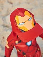 Iron Man Red Legionnaire Swim Hat (3mths-10yrs) - Image 1 of 5