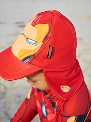 Iron Man Red Legionnaire Swim Hat (3mths-10yrs) - Image 2 of 5