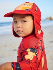 Iron Man Red Legionnaire Swim Hat (3mths-10yrs) - Image 3 of 5