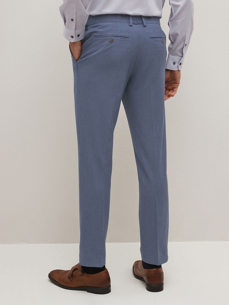 Blue Slim Motion Flex Stretch Suit: Trousers - Image 2 of 6 Blue Slim Motion Flex Stretch Suit: Trousers - Image 2 of 6