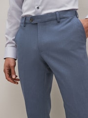 Blue Slim Motion Flex Stretch Suit: Trousers - Image 4 of 6