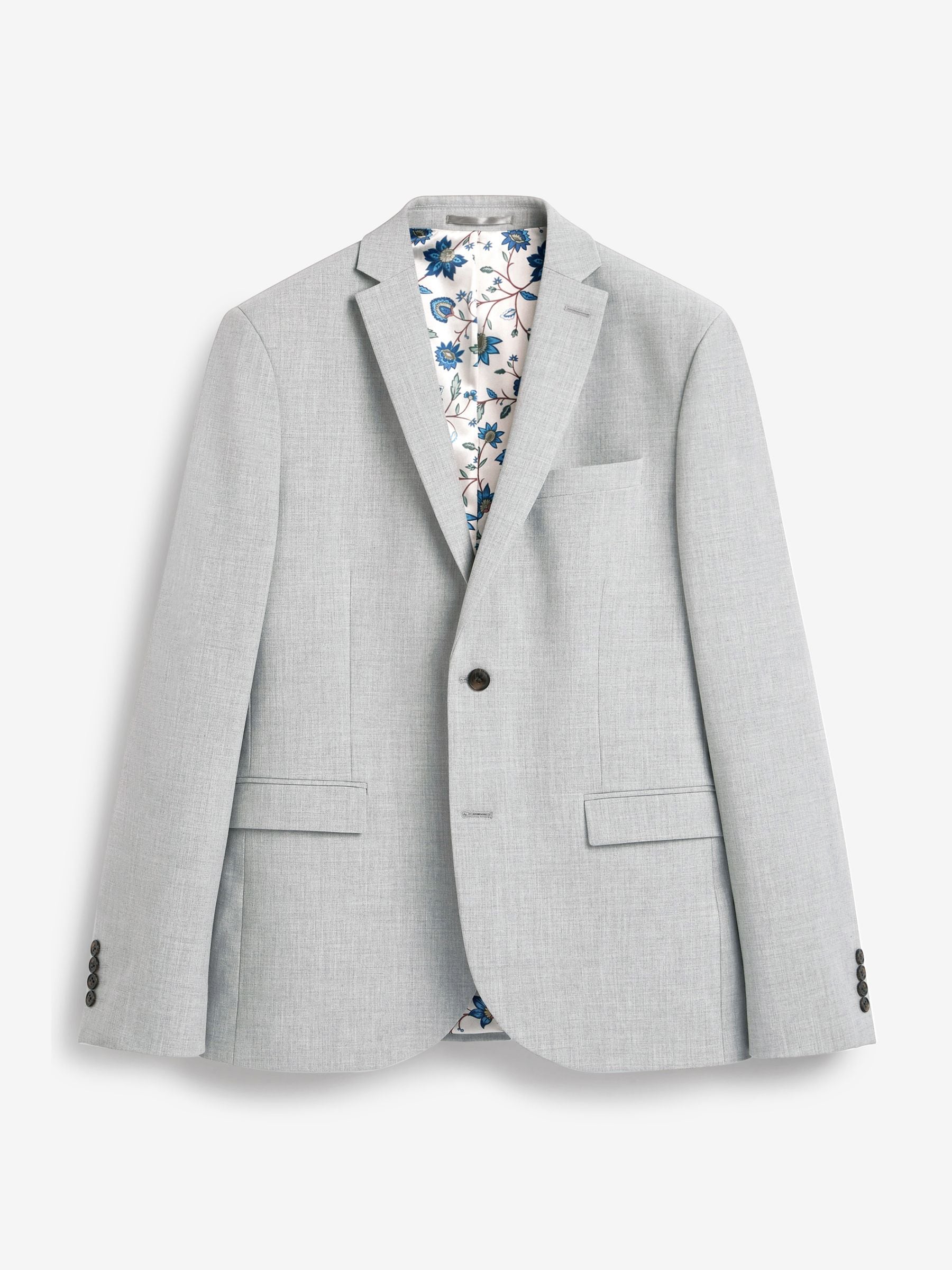 Buy Light Grey Skinny Fit Motionflex Stretch Suit Jacket