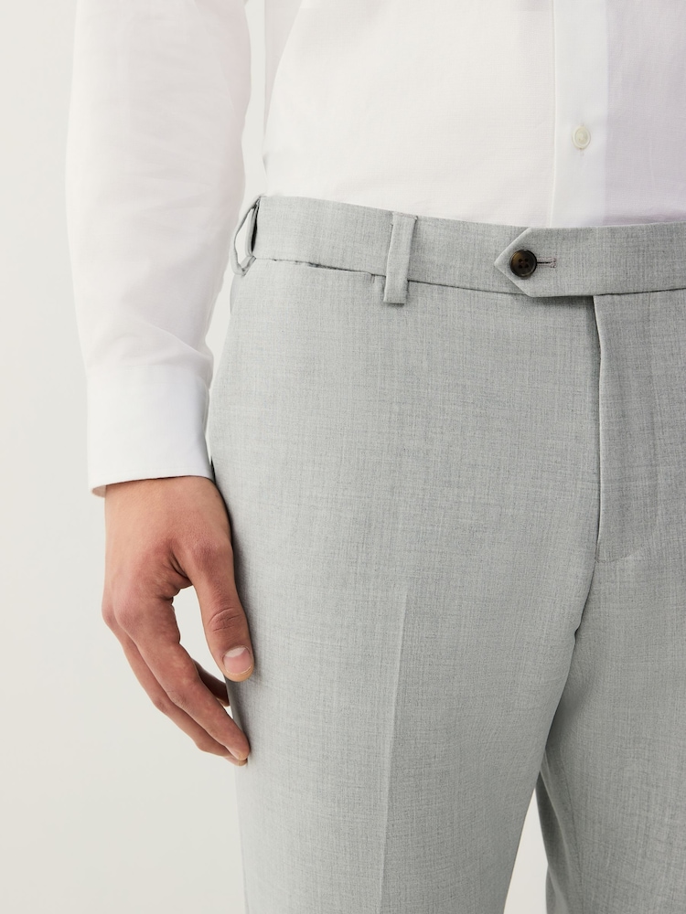 Gris clair - Skinny Fit (Skinny Fit) - Pantalon de costume stretch Motionflex - Image 4 of 8