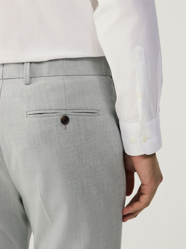 Gris clair - Skinny Fit (Skinny Fit) - Pantalon de costume stretch Motionflex - Image 5 of 8