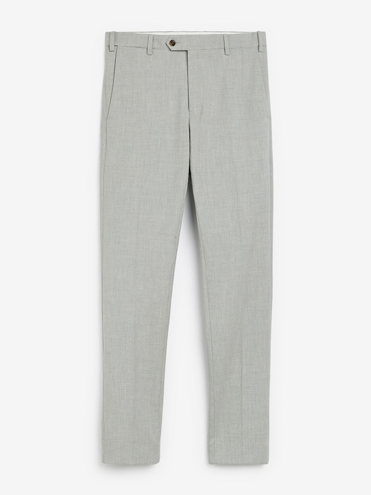Gris clair - Slim Fit (Slim Fit) - Pantalon de costume stretch Motionflex - Image 6 of 7