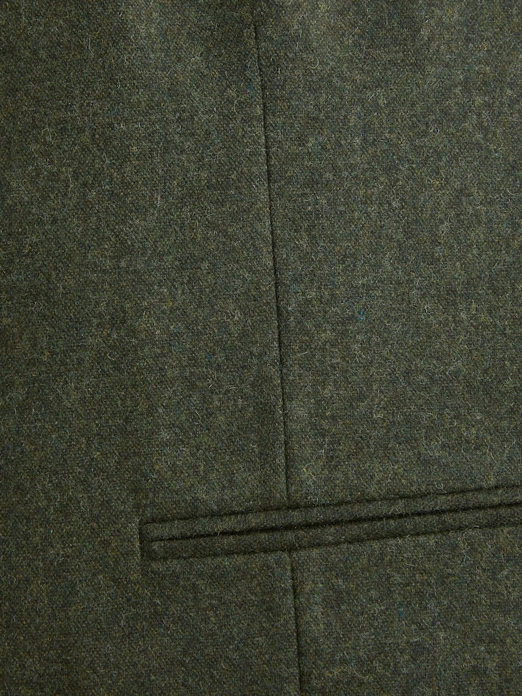 Vert - Coupe classique Donegal Costume Gilet - Image 5 of 7