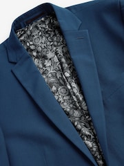 Bright Blue Slim Fit Motionflex Stretch Suit Jacket - Image 6 of 9