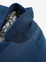 Bright Blue Slim Fit Motionflex Stretch Suit Jacket - Image 7 of 9