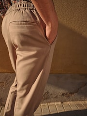 Navy Slim Textured Motion Flex Stretch Suit Jacket - Image 4 of 5