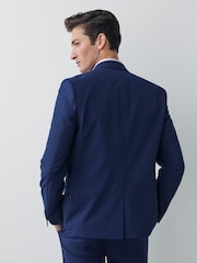Bright Blue Skinny Fit Motionflex Stretch Suit Jacket - Image 3 of 10