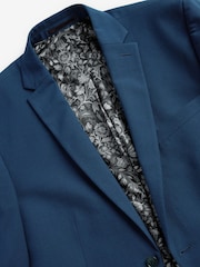Bright Blue Skinny Fit Motionflex Stretch Suit Jacket - Image 7 of 10