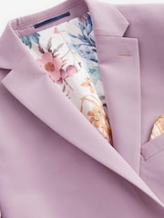 Purple Skinny Fit Motion Flex Stretch Suit: Jacket - Image 9 of 11