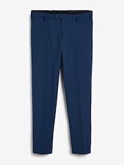 Bright Blue Slim Fit Motionflex Stretch Suit Trousers - Image 2 of 6