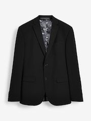 Black Oversized Motionflex Stretch Suit: Jacket - Image 8 of 9