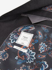 Charcoal Tailored Fit 100% Wool Suit: Jacket - Image 7 of 8