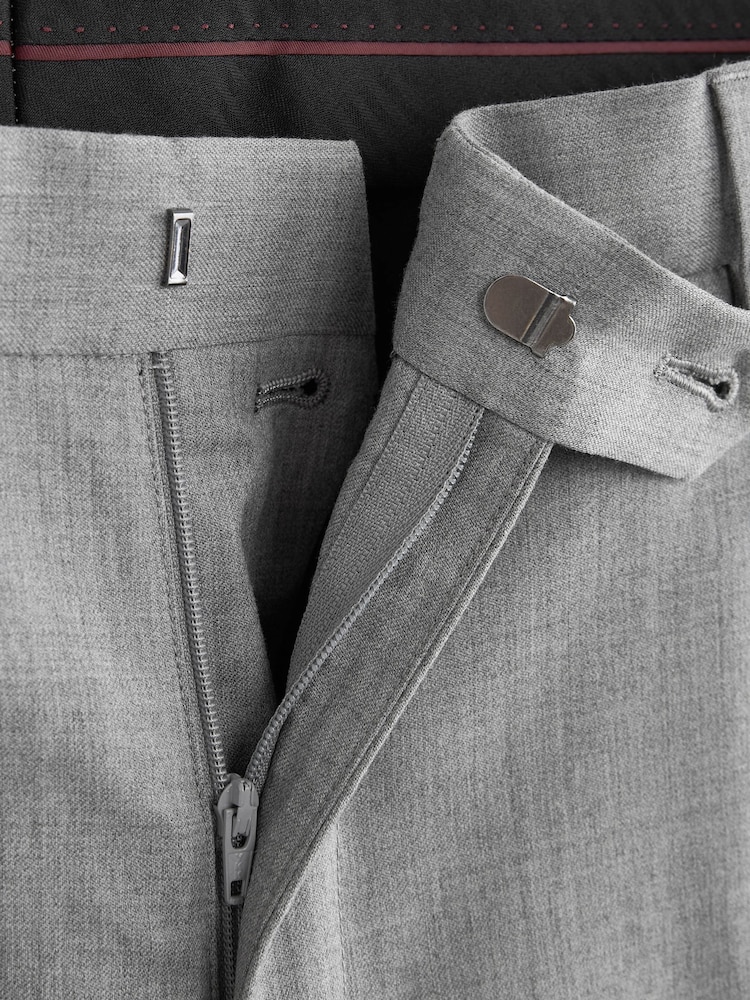 Grau - Anzug aus 100 % Wolle: Hose - Bild 3 von 3