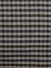 Brown Skinny Fit Check Suit: Jacket - Image 3 of 6
