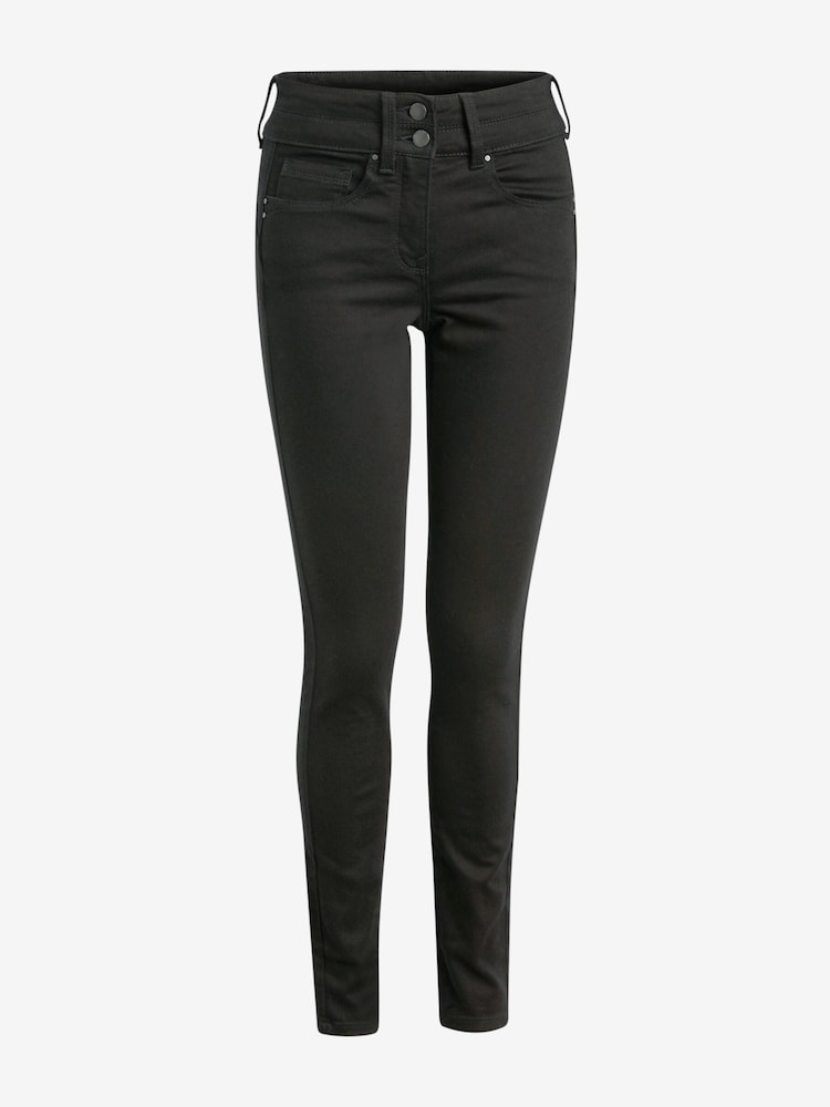 Noir - Jean skinny coupe slim à effet rehausseur - Image 4 de 4