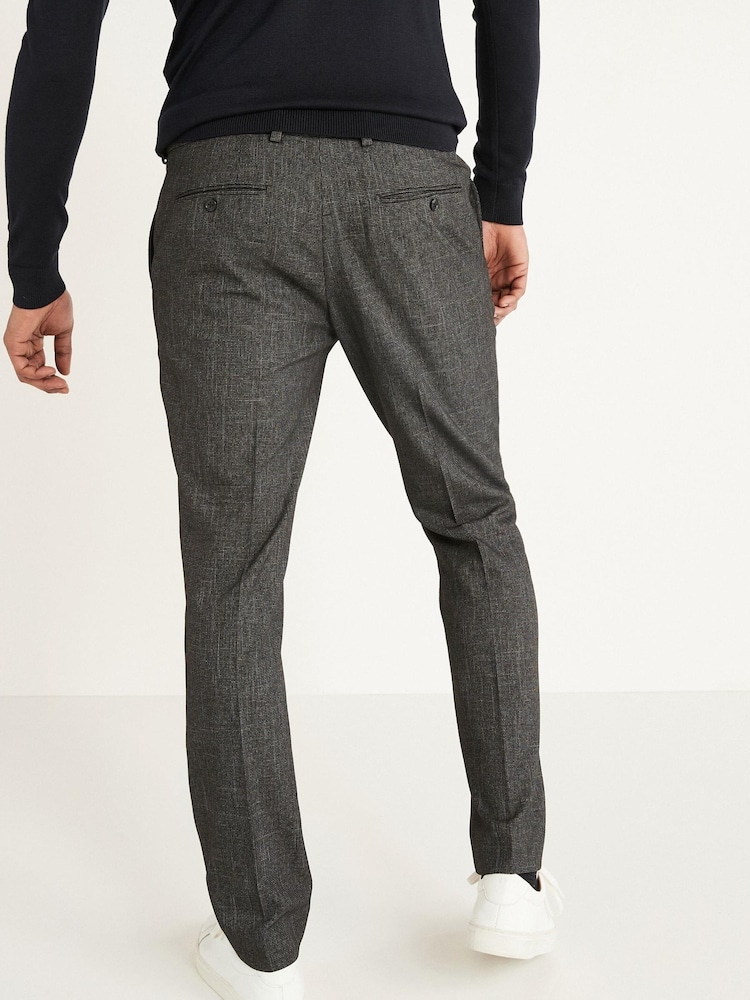Grey Slim Tapered Motion Flex Co-ord: Joggers - Image 1 of 7 Grey Slim Tapered Motion Flex Co-ord: Joggers - Image 1 of 7