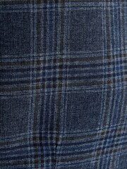 Blue Check Suit: Waistcoat - Image 3 of 5
