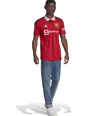 adidas Red Blank Manchester United 22/23 Home Adult Jersey - Image 4 of 10