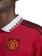 adidas Red Blank Manchester United 22/23 Home Adult Jersey - Image 6 of 10