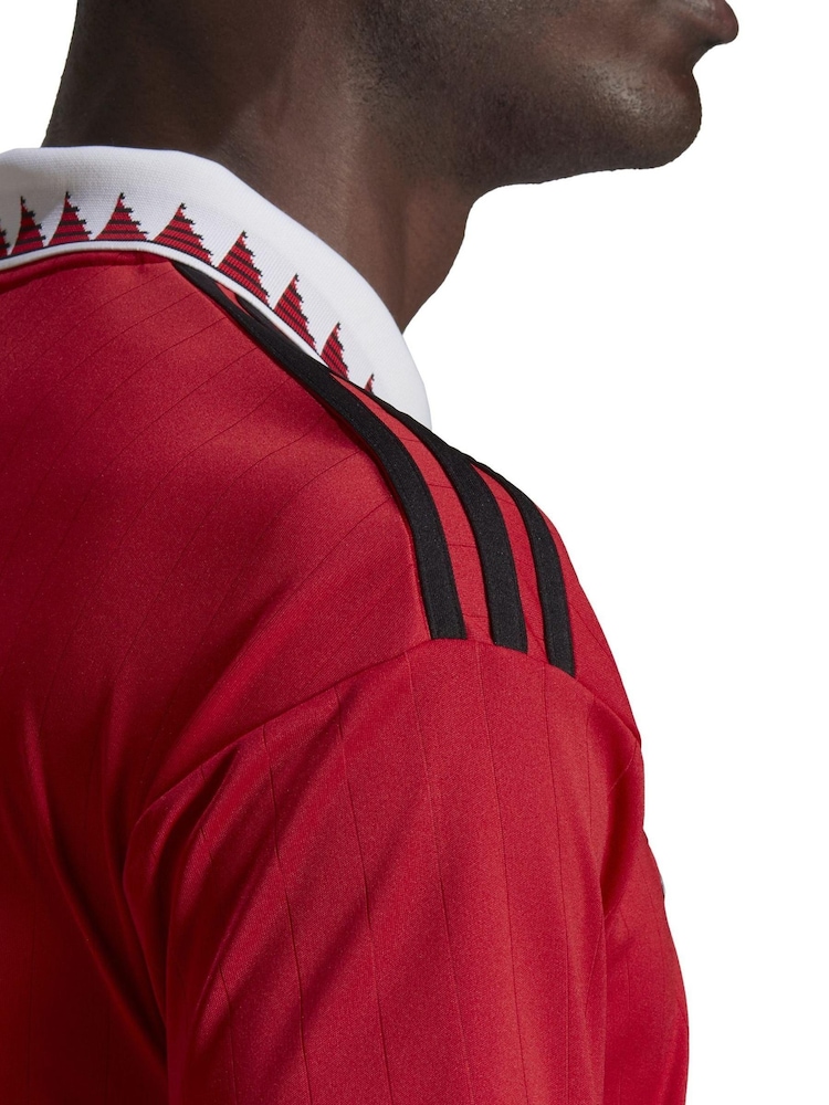 Rouge - Vierge - adidas Manchester United 22/23 Jersey adulte à domicile - Image 7 of 10