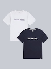 Animal White/Navy Classico 2-Pack T-Shirt - Image 1 of 10