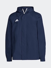 adidas Blue Entrada 22 All-Weather Jacket - Image 4 of 8