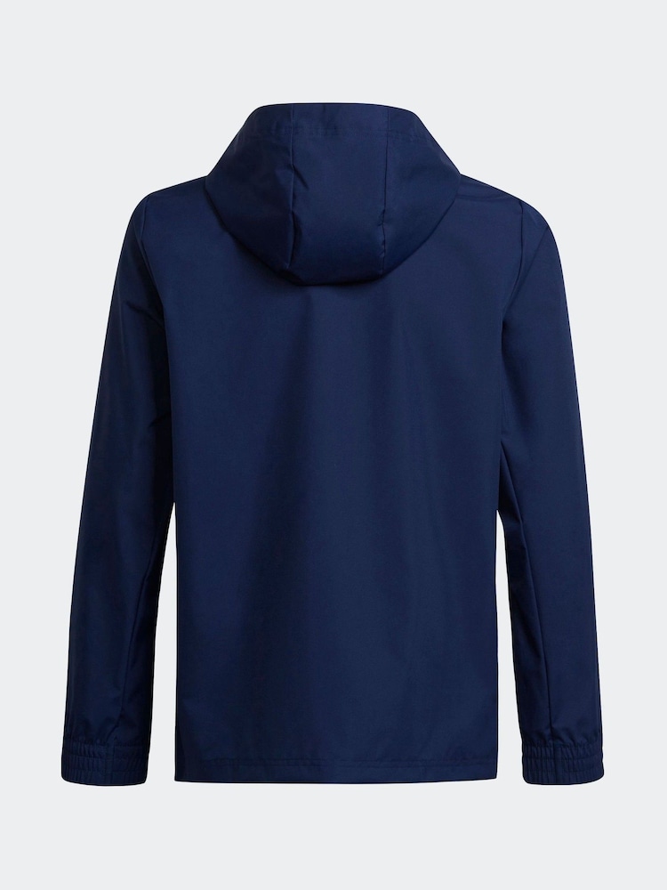 adidas Blue Entrada 22 All-Weather Jacket - Image 5 of 8