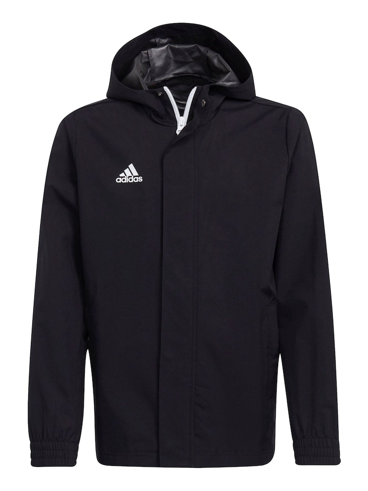 adidas Black Entrada 22 All-Weather Jacket - Image 3 of 8