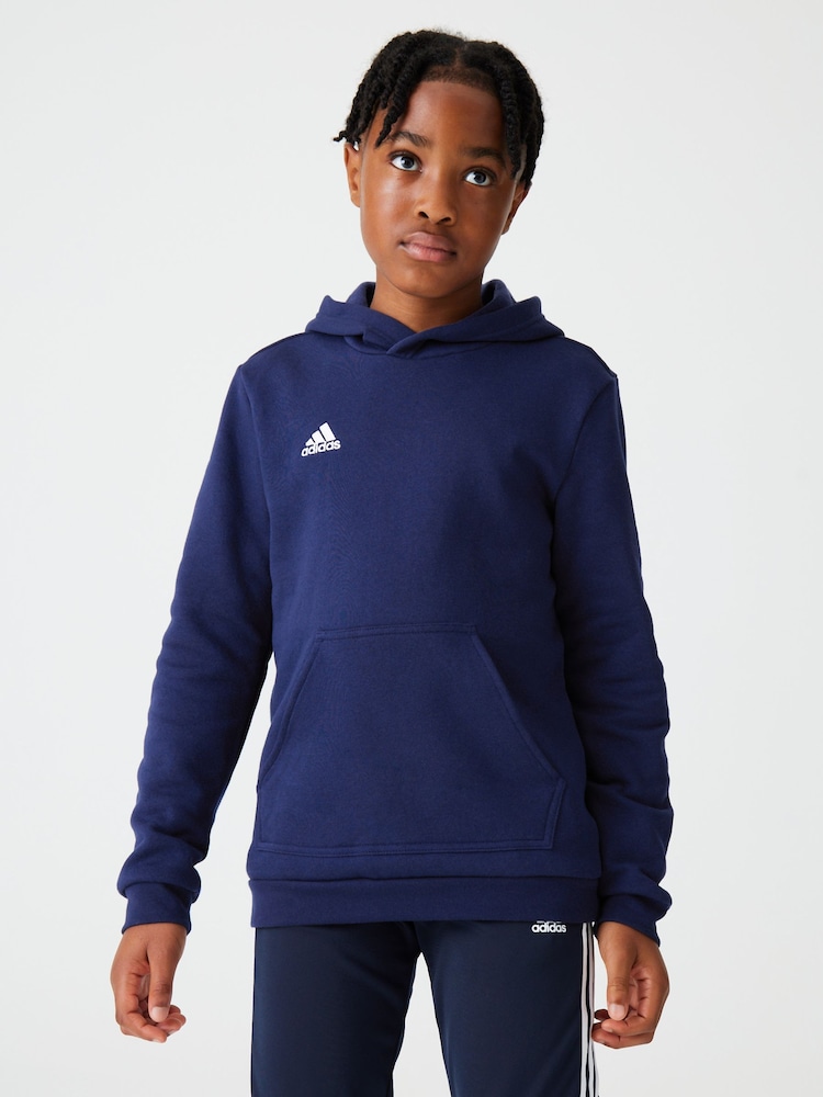 adidas Navy Blue Entrada 22 Hoodie - Image 1 of 10