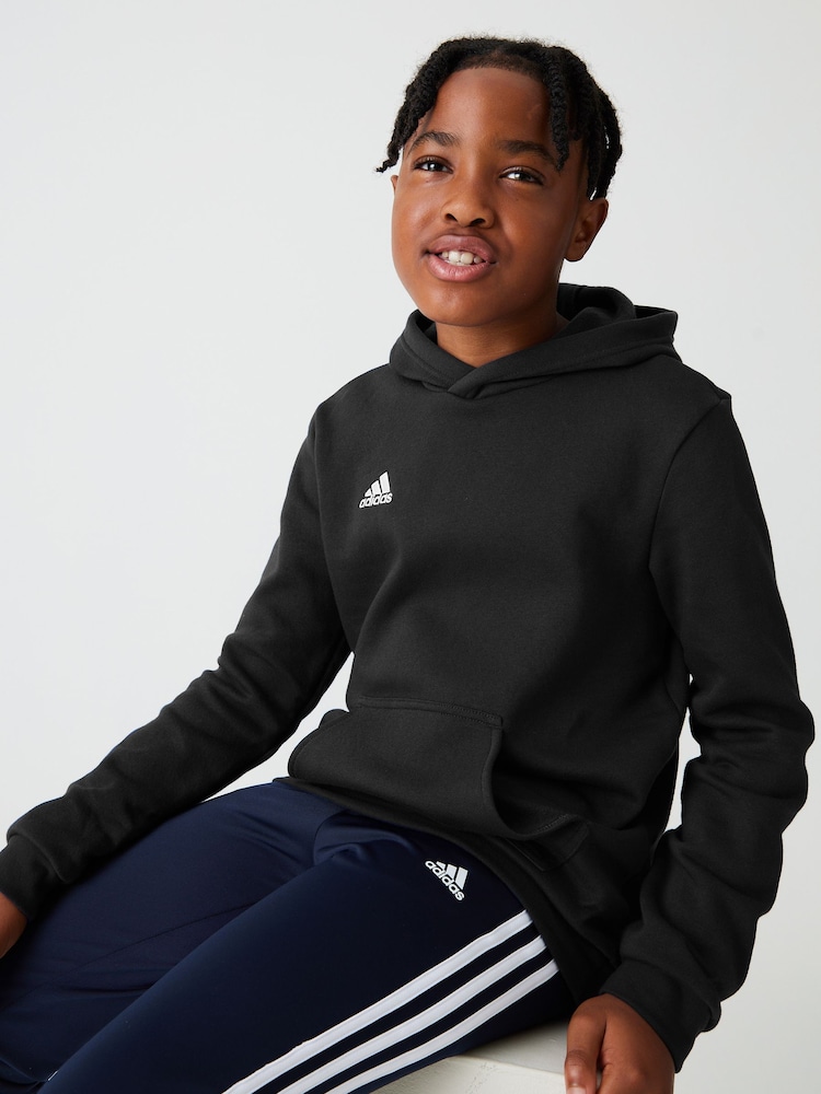 adidas Black Entrada 22 Hoodie - Image 1 of 6