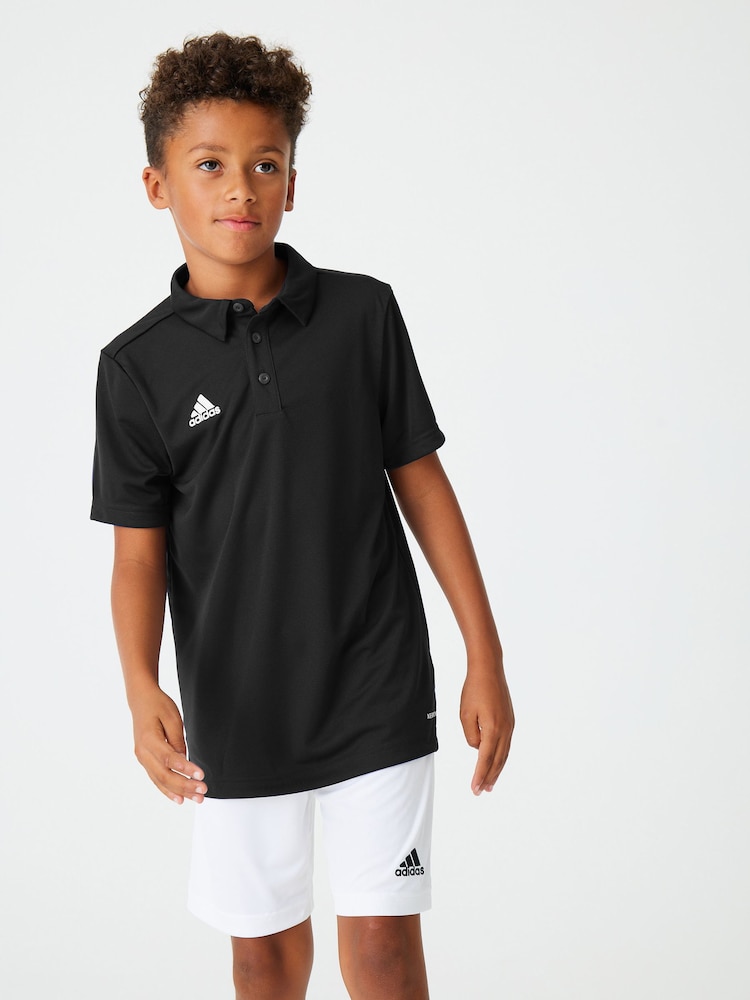 adidas Black Polo Shirt - Image 1 of 5