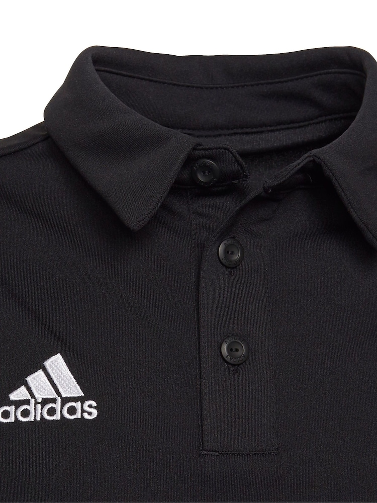 adidas Black Entrada 22 Polo Shirt - Image 3 of 5