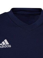 adidas Navy Blue Entrada 22 T-Shirt - Image 4 of 4