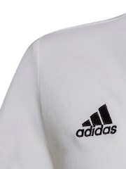 adidas White 100% Cotton Entrada 22 T-Shirt - Image 10 of 11
