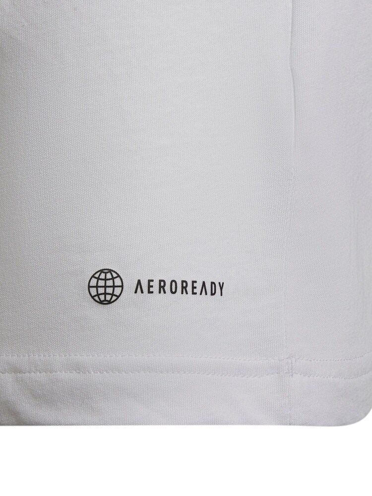 adidas White 100% Cotton Entrada 22 T-Shirt - Image 11 of 11
